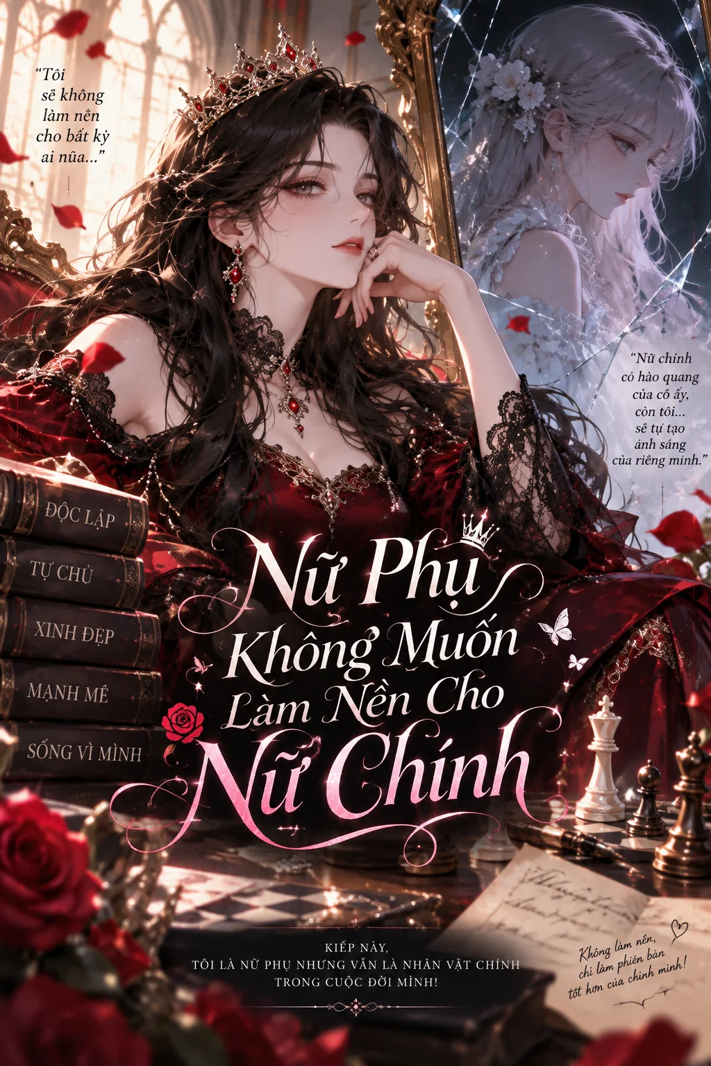Bìa Nữ Phụ Không Muốn Làm Nền Cho Nữ Chính